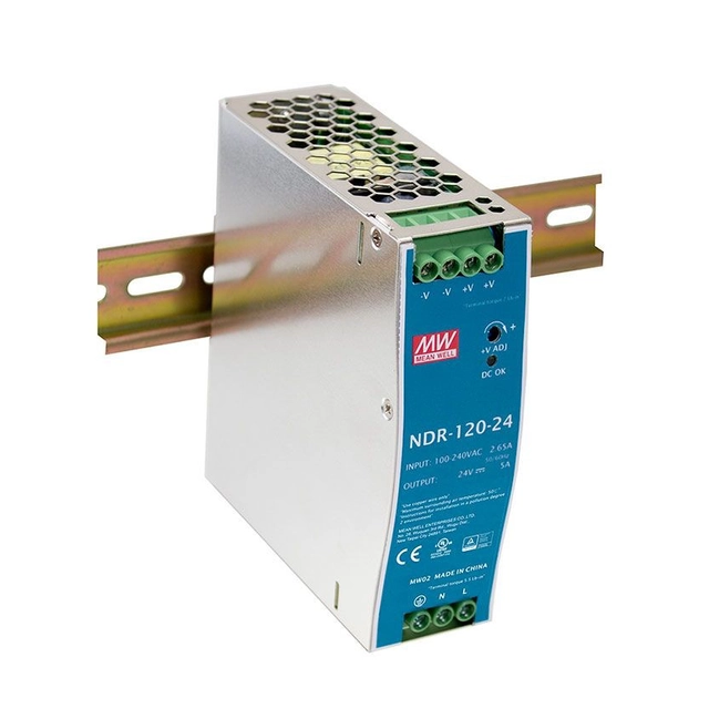 MEAN WELL NDR-120-24 24V 5A 120W fuente de alimentación