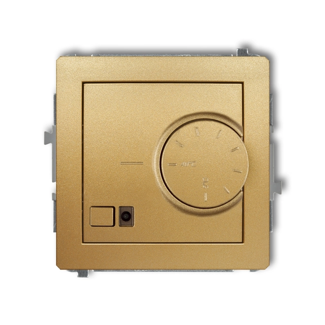 Mechanism of electronic temperature controller with underfloor sensor gold KARLIK DECO 29DRT-1