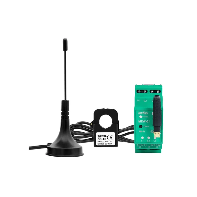 Medidor de electricidad Zamel Supla MEW-01/ANT-1F WiFi