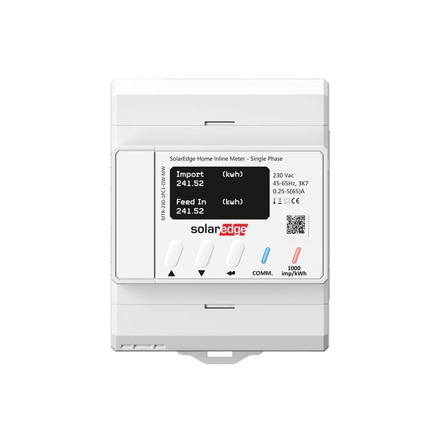 Medidor de energia em linha SolarEdge MTR-240-3PC1-D-A-MW