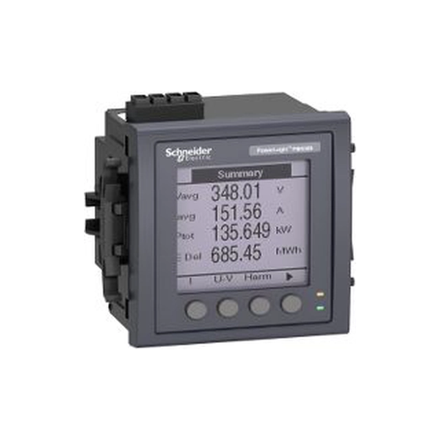 Medidor de panel Schneider PM5310 para 31-tej armónico 2DI/2DO 35 Alarmas Modbus 256kB (METSEPM5310)