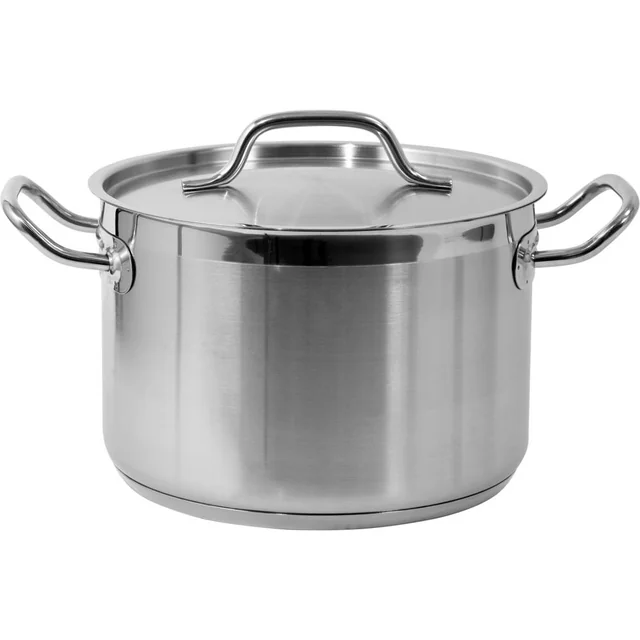 MEDIUM POT WITH STAINLESS STEEL LID 24x16XM 7,2L