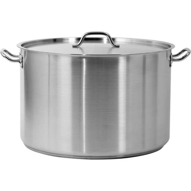 MEDIUM POT WITH STAINLESS STEEL LID 50x32CM 62,8L