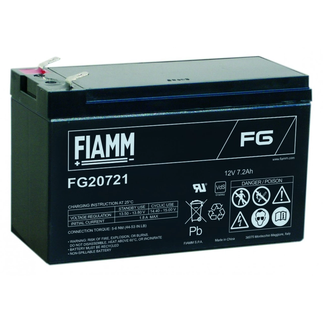 MEIN SOHN FG20721 12V 7,2Ah Industriell versiegelte (Gel-)Bleibatterie