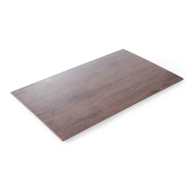 Melamine serving plate - oak wood imitation GN 1/2