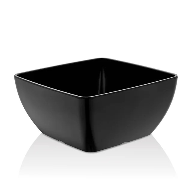 Melamine square bowl for display 171554, black, 190x190x(h)90 mm