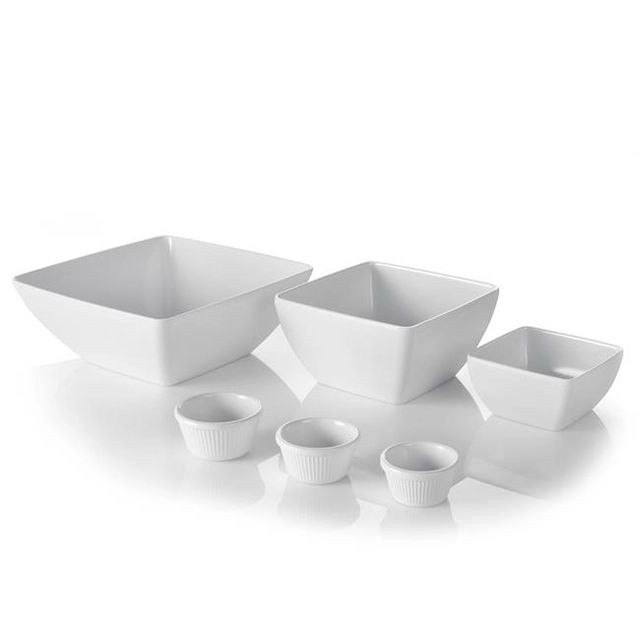 Melamine square bowl h 100