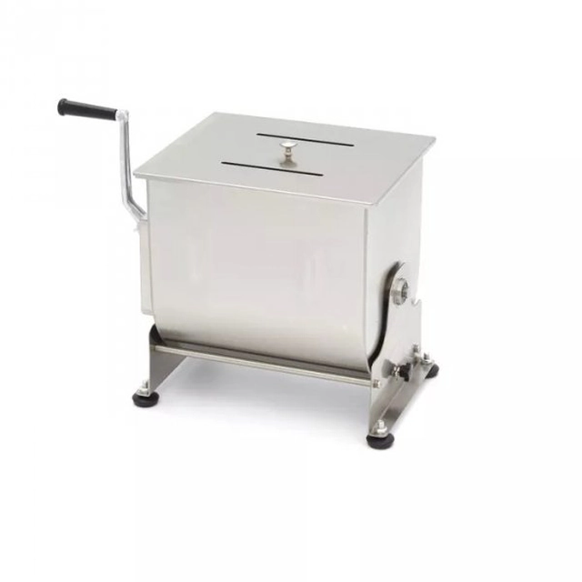 Mélangeur à viande manuel - 30 litres - inclinable - inox MAXIMA 9368012 9368012