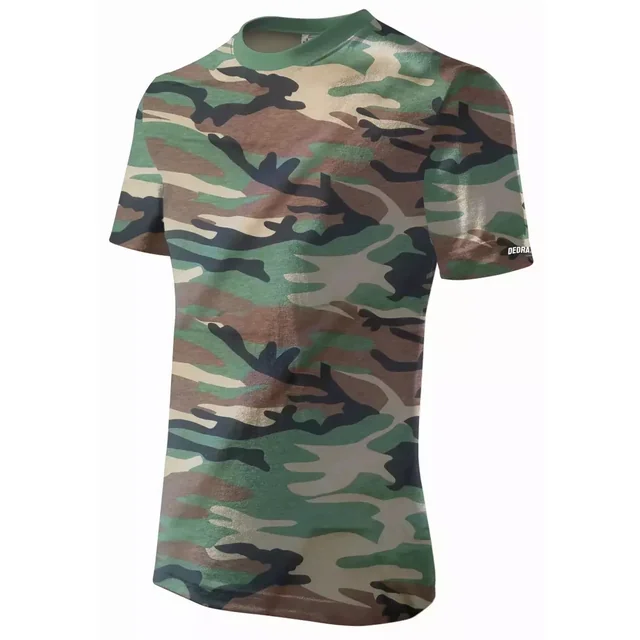 MEN'S T-SHIRT DEDRA BH5TM-XXL XXL, CAMO, 100% COTTON