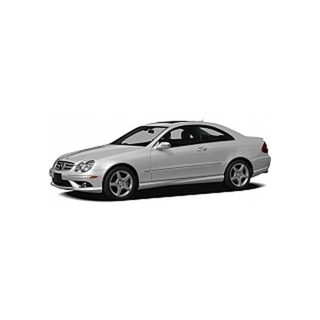 Mercedes Benz CLK clase W208-Chromowane Tiras de parrilla Parachoques Dummies Tuning