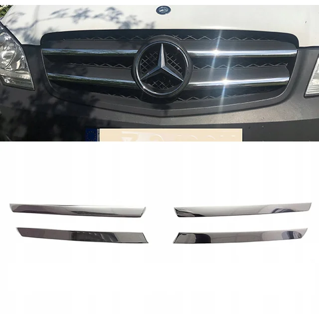 Mercedes Benz SPRINTER W906 - CHROME GRILL juostos