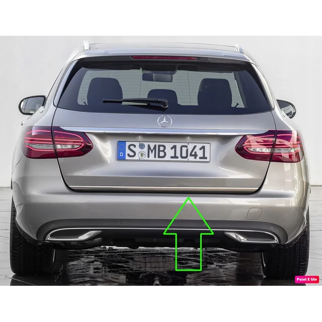 Mercedes C Class S205 Kombi BANĂ CROMĂ pe trapă