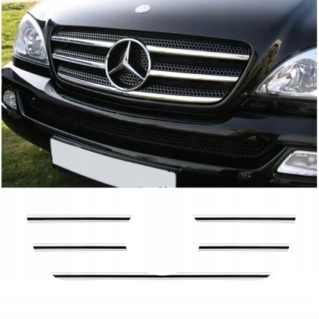 Mercedes ML W163 - Grill CHROMSTREIFEN Verchromt