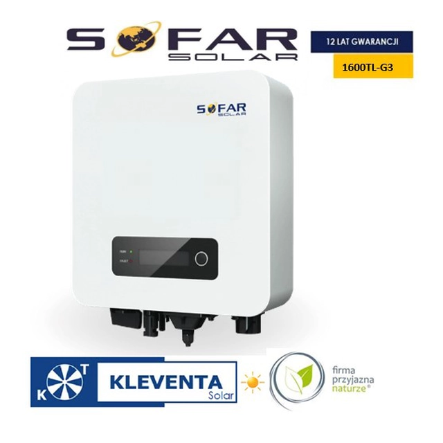 Мережевий інвертор Sofar 1600 TL-G3 WIFI/DC