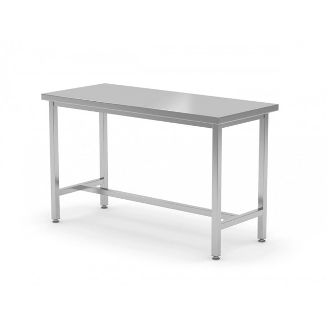 Mesa central reforçada sem prateleira 1500 x 700 x 850 mm POLGAST 111157 111157