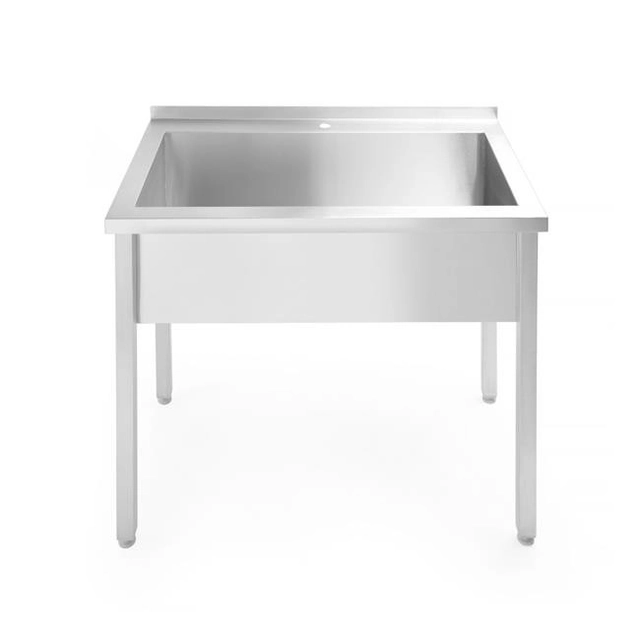 Mesa com piscina 1-komorowym sem cobertura Linha Orçamentária – parafusada 1000x600x(H)850