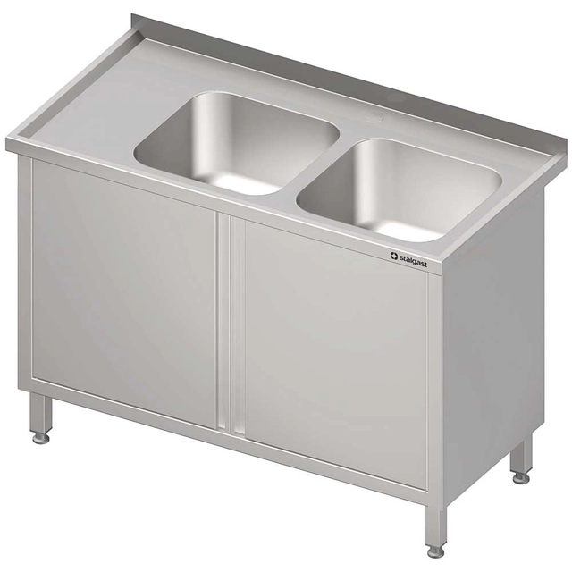 Mesa con lavabo 2-kom.(P), puerta batiente 1100x600x850 mm