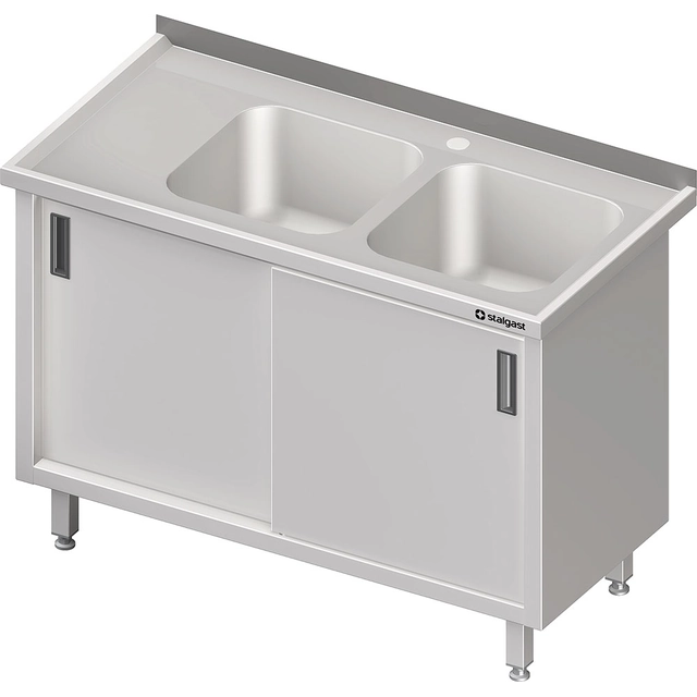 Mesa con lavabo 2-kom.(P), puerta corredera 1100x600x850 mm