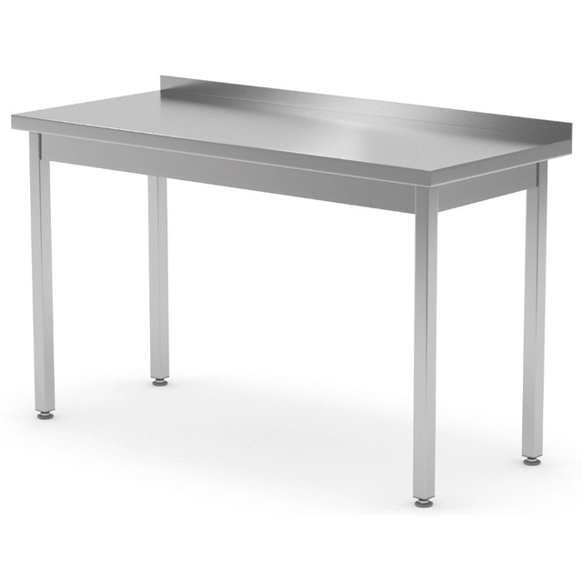 Mesa de catering em aço inoxidável 190x60x85 Polgast 101196