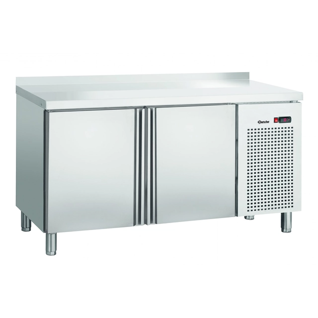 Mesa de catering refrigerada con borde 134x70 Bartscher 110851ma