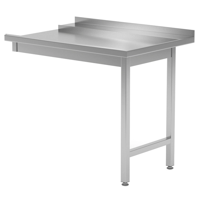 Mesa de descarga para máquina de lavar louça 110x70x85 Polgast 239117