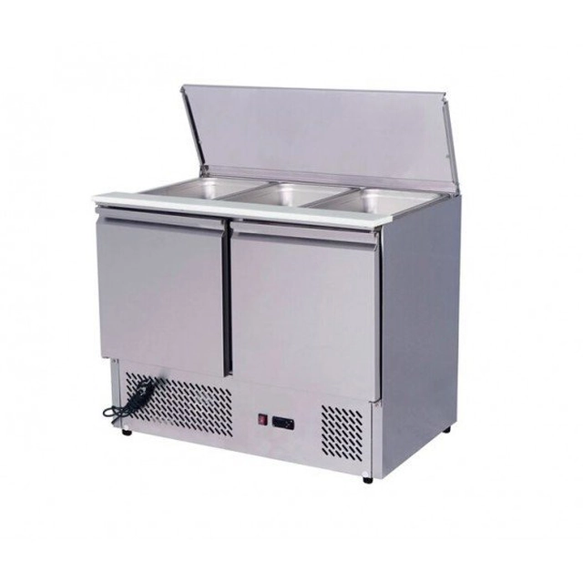 MESA DE ENSALADA REFRIGERADA 2-DRZWIOWY 320L INVEST HORECA ESL3813 ESL3813