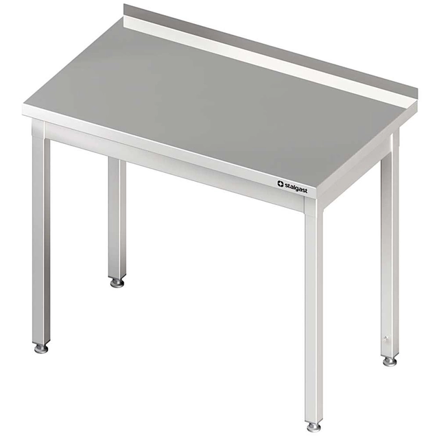 Mesa de parede em aço inox 1000x600, Stalgast aparafusada