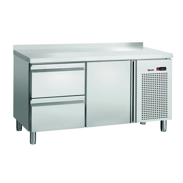 Mesa de Refrigeração 134x70 Com Gavetas 2 e Armário Bartscher 110852ma