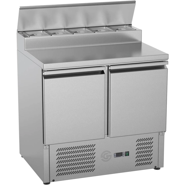 Mesa de Refrigeração 2-Drzwiowy Com Conjunto de Salada 240l Stalgast 832328