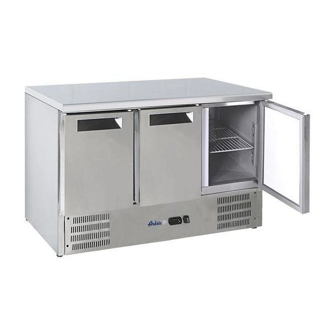 Mesa de refrigeração com bancada em aço inoxidável 3-Drzwiowy Hendi 236147