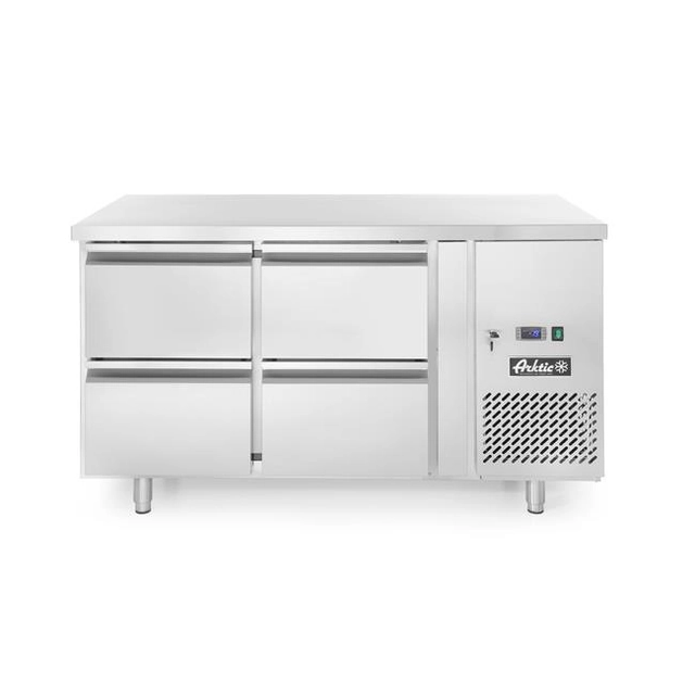 Mesa de refrigeração com gavetas 4 Unidade lateral Hendi 233764