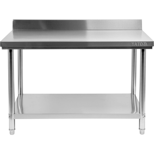 Mesa De Trabajo Con Estante 150x70x85+10 Cm Yato Yg-09034