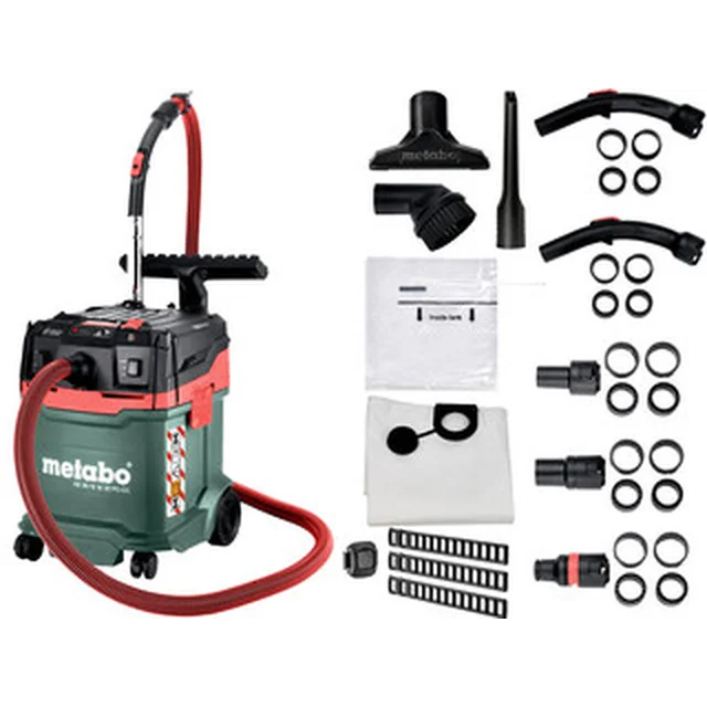 Metabo AS 36-18 M 30 PC-CC accustofzuiger 18 V | 30 l | M| Koolborstel | Zonder accu en oplader