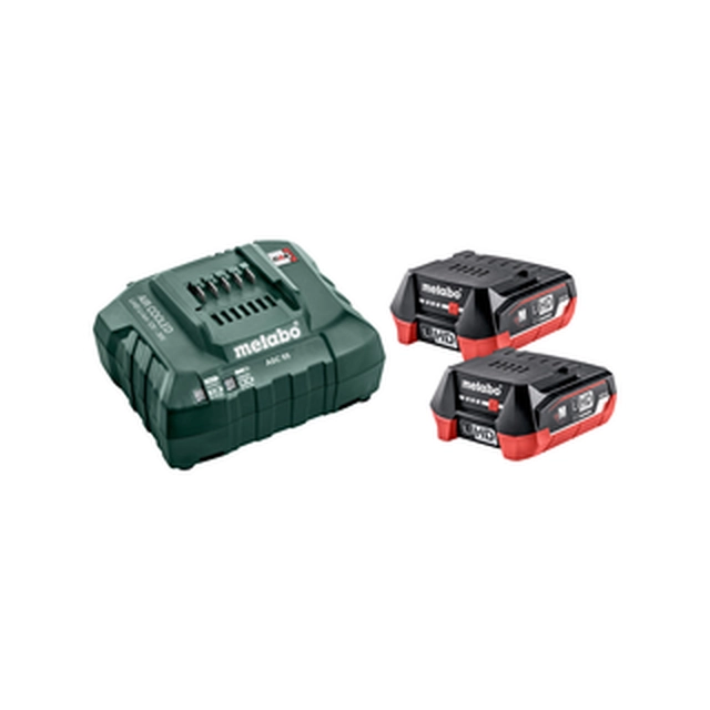 Metabo Basic-Set 12V 4Ah accu- en opladerset 12 V | 4 Ah