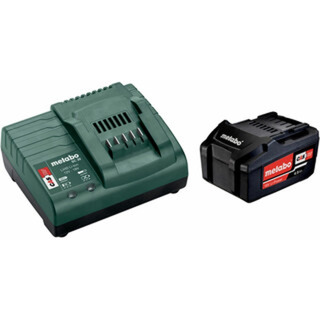 Metabo Basic-Set 1xLi-Ion 4,0Ah akkumulátor és töltő szett 18 V | 4 Ah