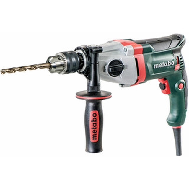 Metabo BE 850-2 electric drill with chuck 230 V | 850 W | 0 - 1100 RPM/0 - 3100 RPM | Chuck 1,5 - 13 mm | In metal 13 mm | In a cardboard box