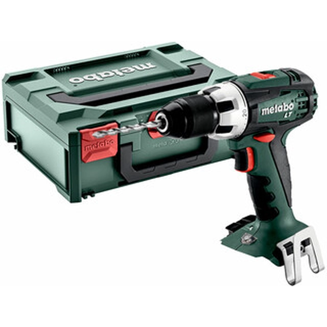 Metabo BS 18 LT cordless drill driver with chuck 18 V | 34 Nm/60 Nm | Carbon brush | Without battery and charger | in metaBOX