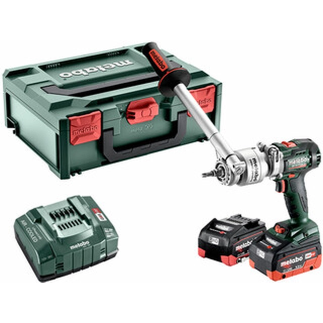 Metabo BS 18 LTX BL Q cordless drill driver with chuck 18 V | 65 Nm/130 Nm | Carbon Brushless | 2 x 5,5 Ah battery + charger | in metaBOX