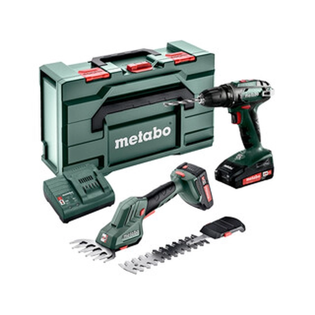 Metabo COMBO SET 2.2.5 18V machine package in metaBOX