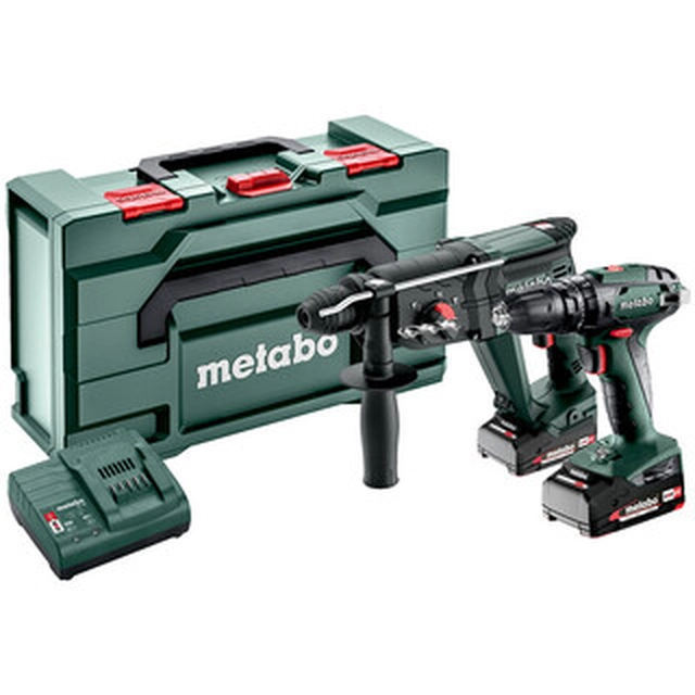 Metabo Combo Set 2.3.4 18 V pakiet maszynowy w metaBOX