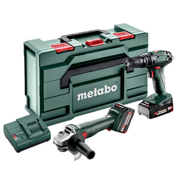 Metabo Combo Set 2.4.4 18 Pacote de máquina V em metaBOX