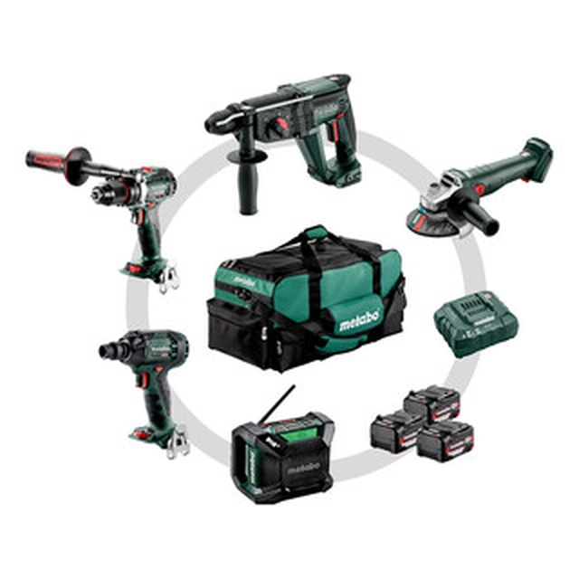 Metabo Combo Set 5.2 konepakkaus pahvilaatikossa