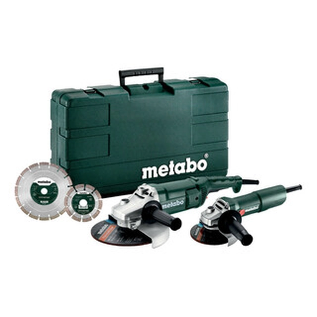 Metabo Combo WE 2200-230 + W 750-125 mašinų paketas Koffere