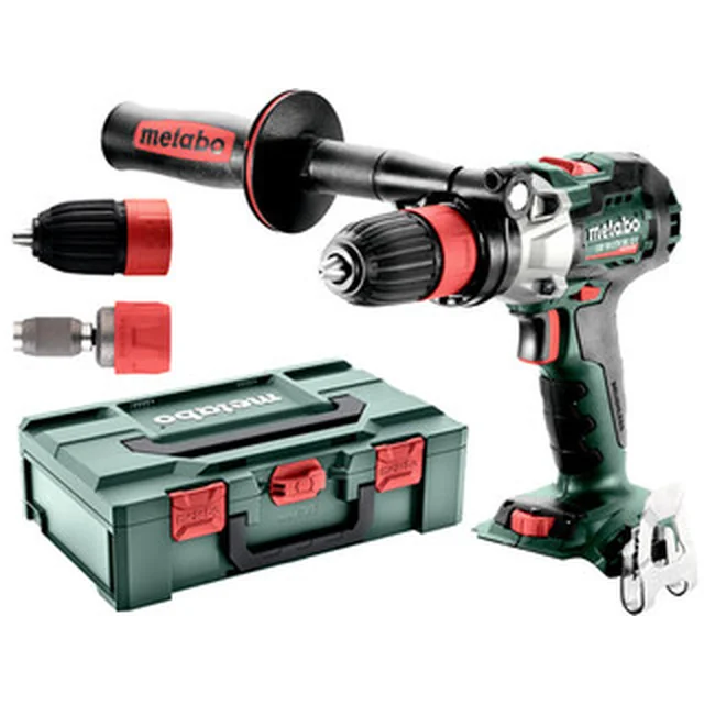 Metabo GB 18 LTX BL Q I accukraan 18 V | 65 Nm/130 Nm | 1,5 - 13 mm | Koolborstelloos | Zonder batterij en oplader | in metaBOX