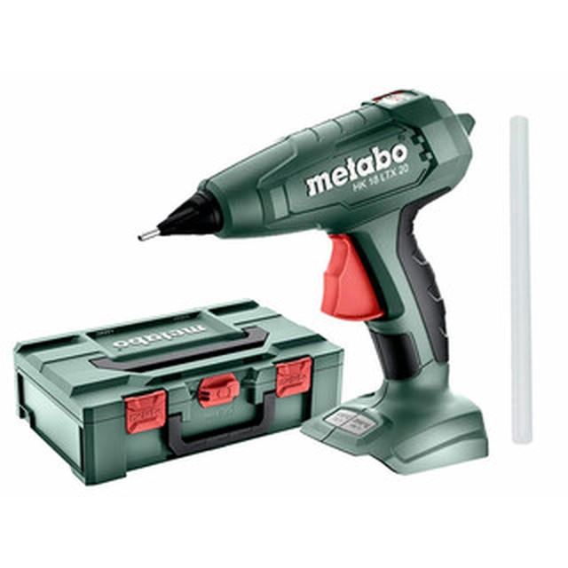 Metabo HK 18 LTX 20 akkus ragasztópisztoly 18 V | 130 °C/200 °C | Ragasztórúd 11 mm x 200 mm | metaBOX-ban