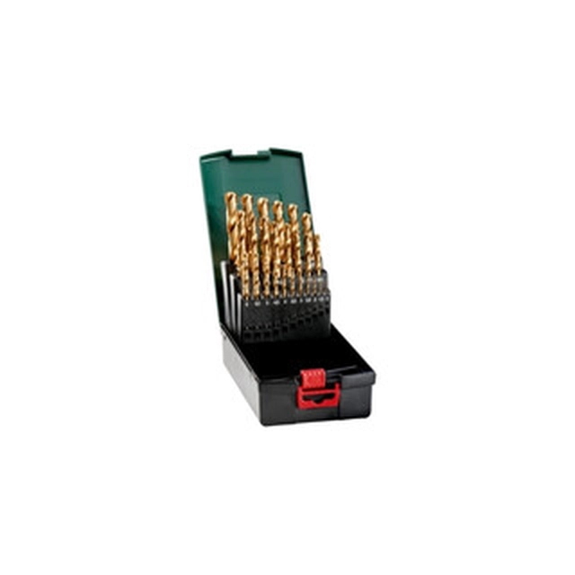 Metabo hSS-TiN drill bit set 25 pcs