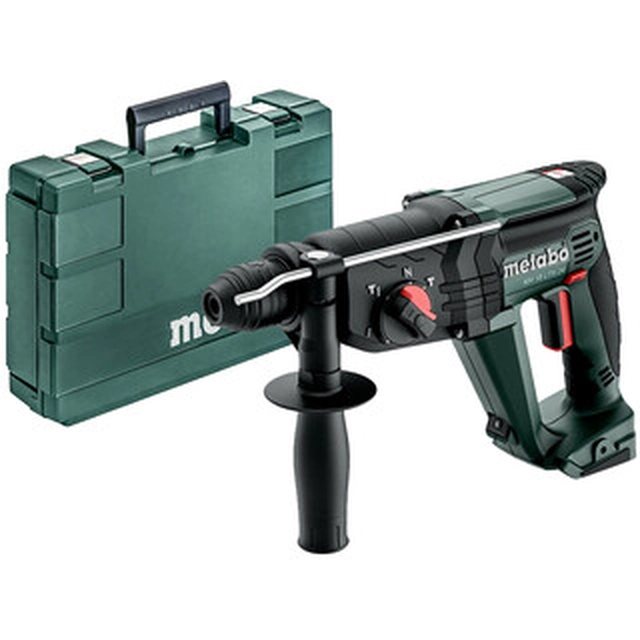 Metabo KH 18 LTX 24 Akku-Bohrhammer 18 V | 2,1 J | In Beton 24 mm | 2,6 kg | Kohlebürste | Ohne Akku und Ladegerät | In einem Koffer