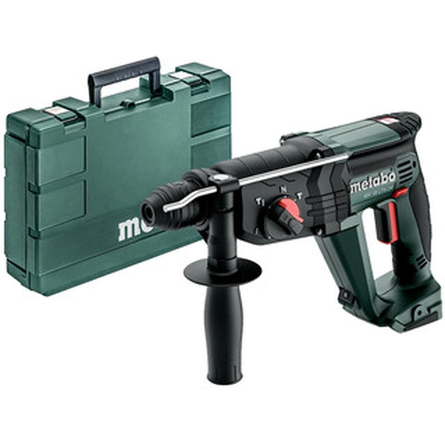 Metabo KH 18 LTX 24 cordless hammer drill 18 V | 2,1 J | In concrete 24 mm | 2,6 kg | Carbon brush | Without battery and charger | In a suitcase