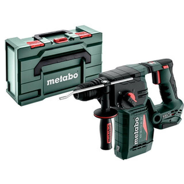 Metabo KH 18 LTX BL 24 accuklopboormachine 18 V | 2,2 J | In beton 24 mm | 2,7 kg | Koolborstelloos | Zonder batterij en oplader | in metaBOX