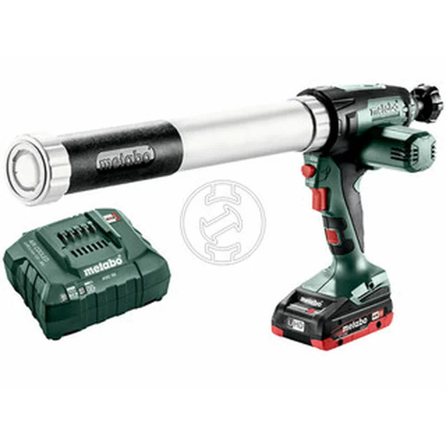 Metabo KPA 18 LTX 600 Akku-Spachtelpistole 18 V | 600 ml | 7259 | Kohlebürste | 1 x 4 Ah Akku + Ladegerät | Im Karton